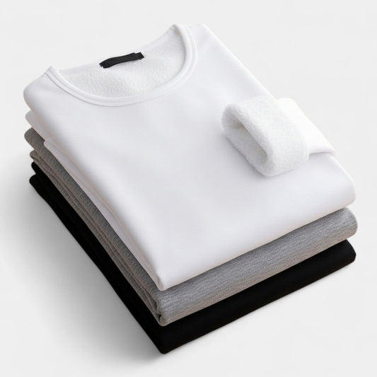 Men's Thermal Long Sleeve T-shirt – Crew Neck 3-Pack