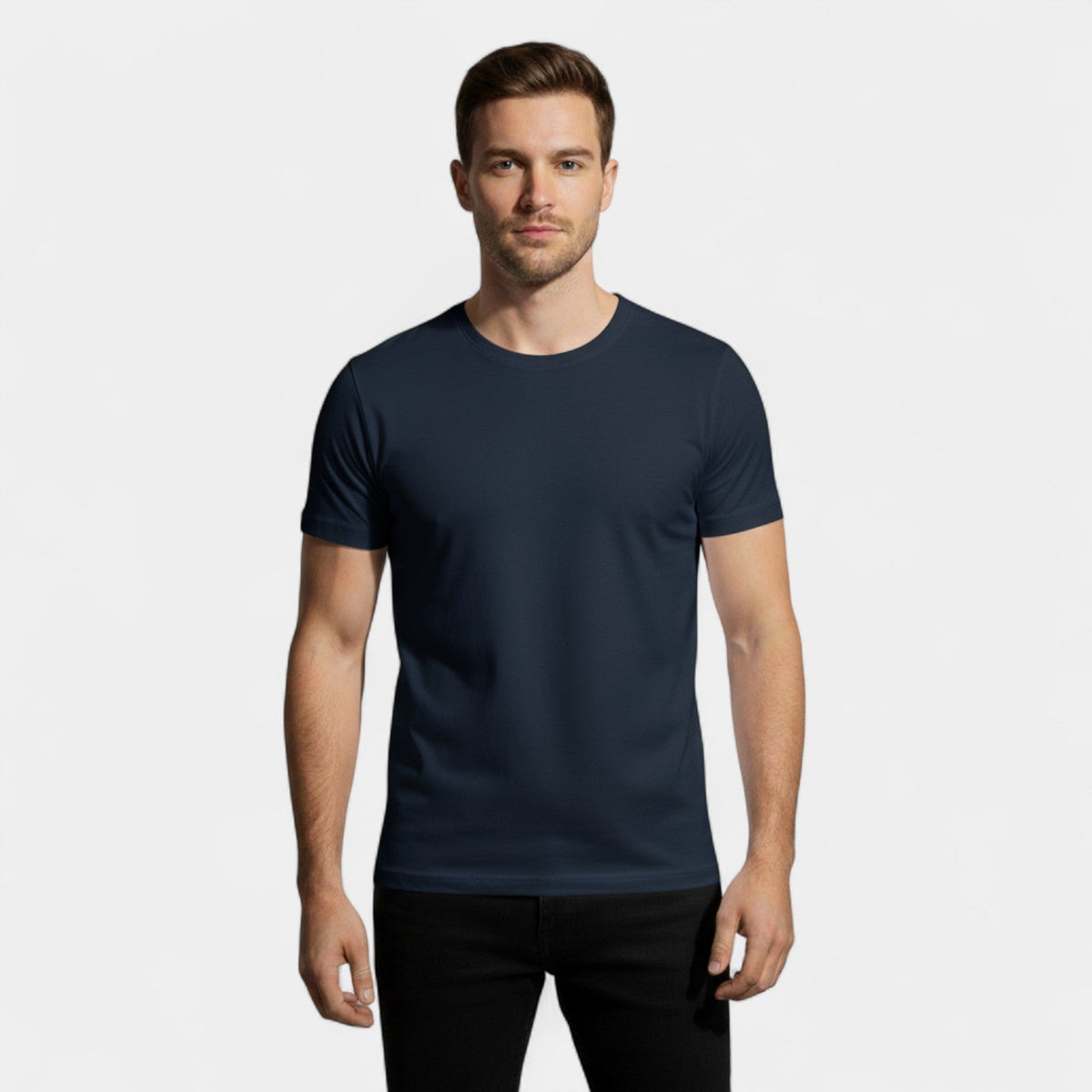 Men's Heavyweight Cotton T-Shirt – Crew Neck 3-Pack