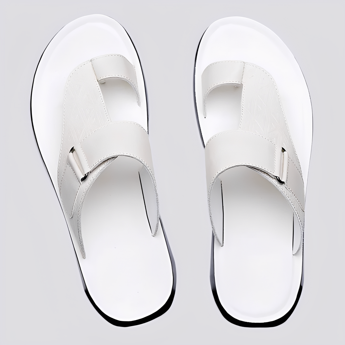 Men's Slide Sandal – Geometric Cutout Strap