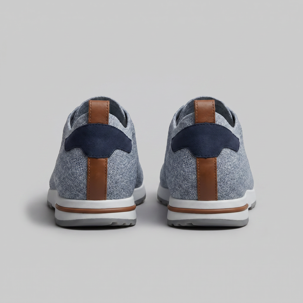 Men's Knit Lace-Up Sneaker – Tonal Low-Profile Design