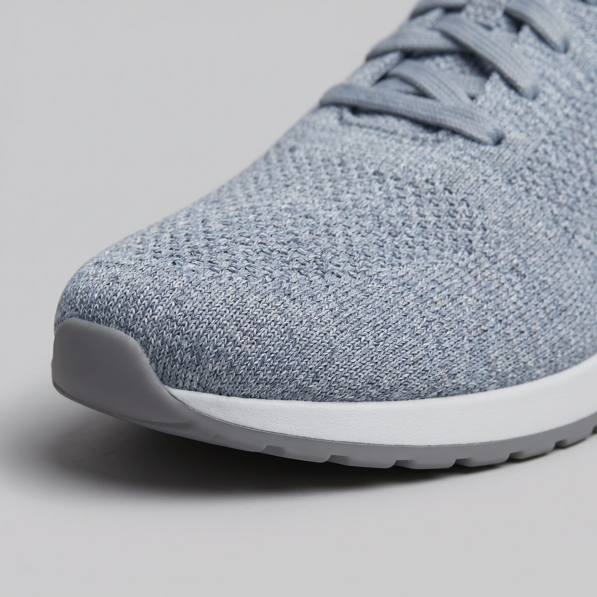 Men's Knit Lace-Up Sneaker – Tonal Low-Profile Design