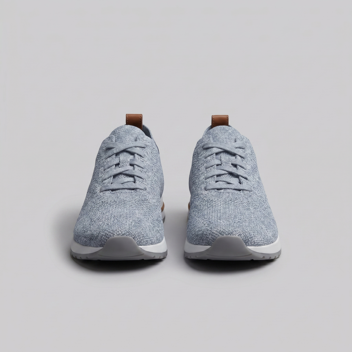 Men's Knit Lace-Up Sneaker – Tonal Low-Profile Design