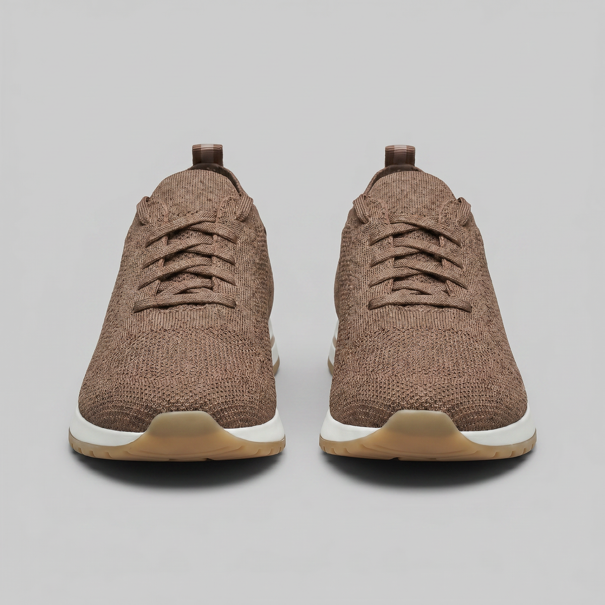 Men's Knit Lace-Up Sneaker – Tonal Low-Profile Design