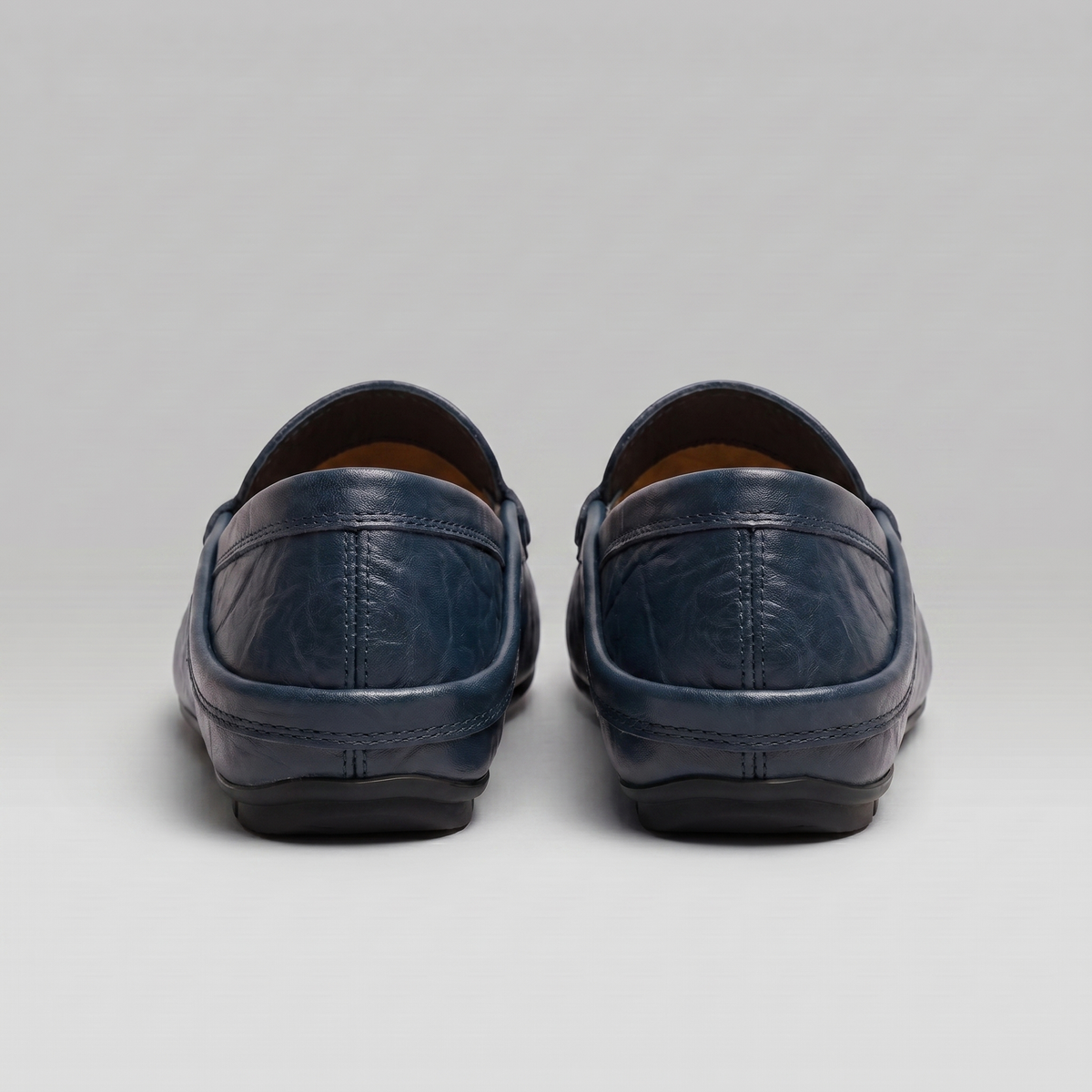 Men's Leather Loafer – Fold-Down Heel Travel Design