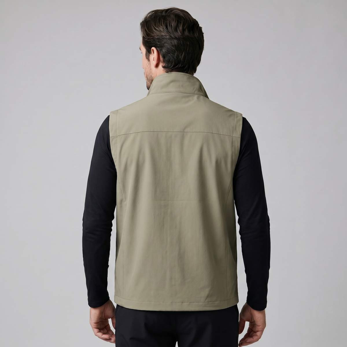 Men's Lightweight Utility Vest – Zip Pocket Design