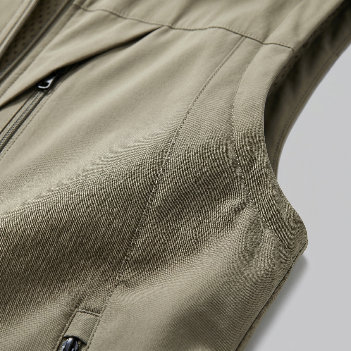 Men's Lightweight Utility Vest – Zip Pocket Design
