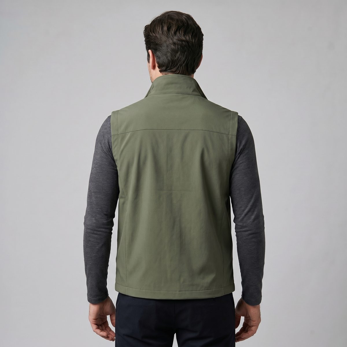 Men's Lightweight Utility Vest – Zip Pocket Design