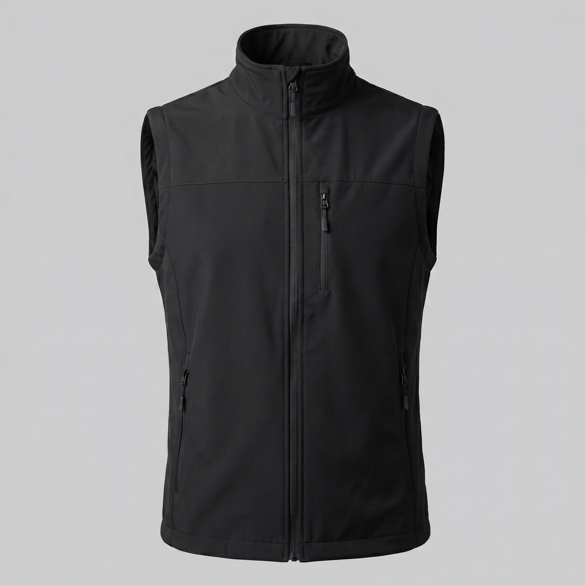Men's Lightweight Utility Vest – Zip Pocket Design