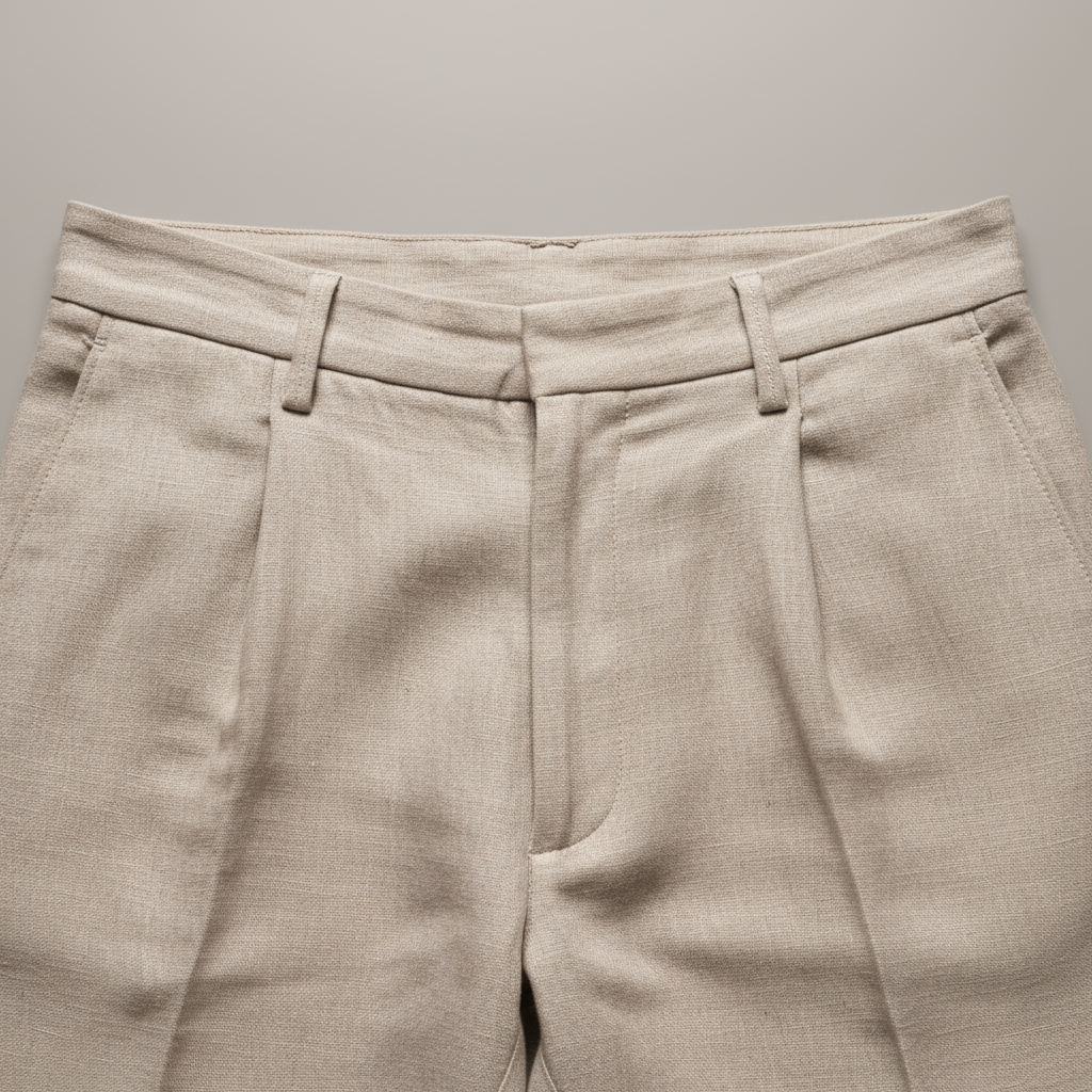 Men's Linen-Cotton Pants – Straight Relaxed Fit