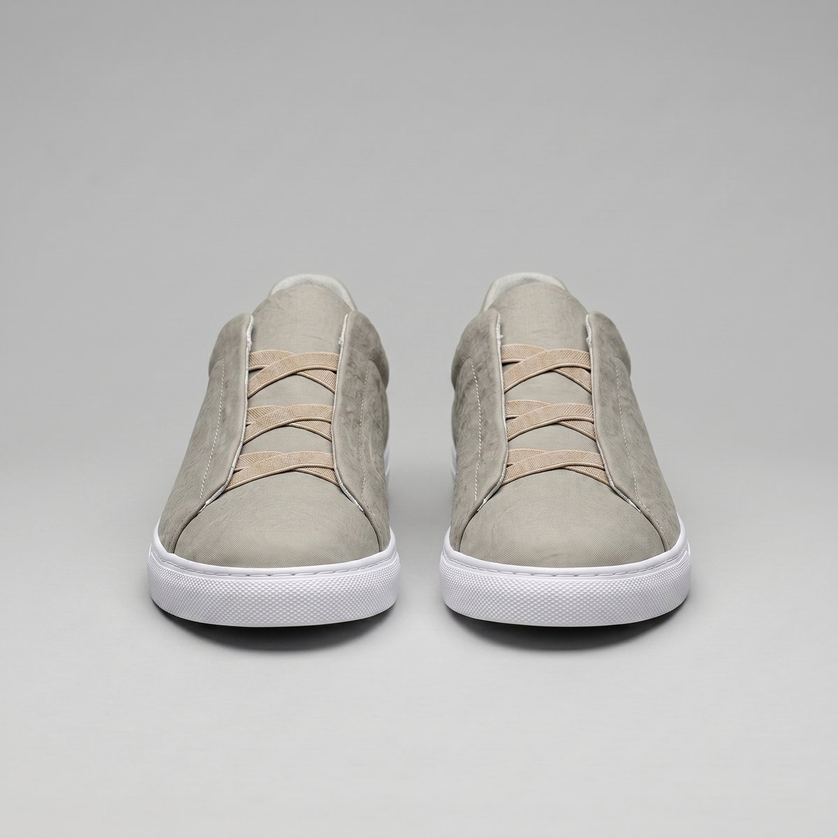 Men's Slip-On Sneaker – Suede-Look Cross Strap