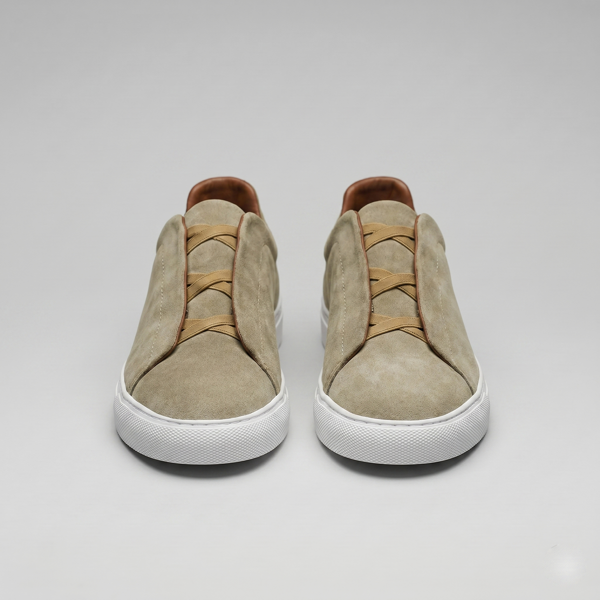 Men's Slip-On Sneaker – Suede-Look Cross Strap