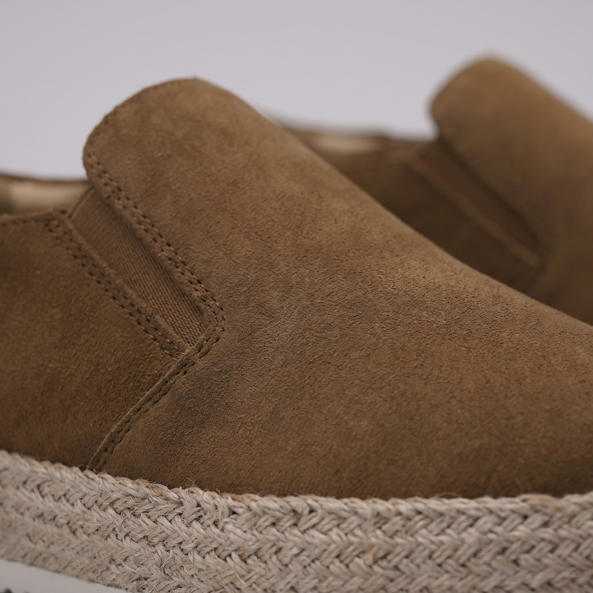 Men's Suede Loafer – Slip-On Round Toe