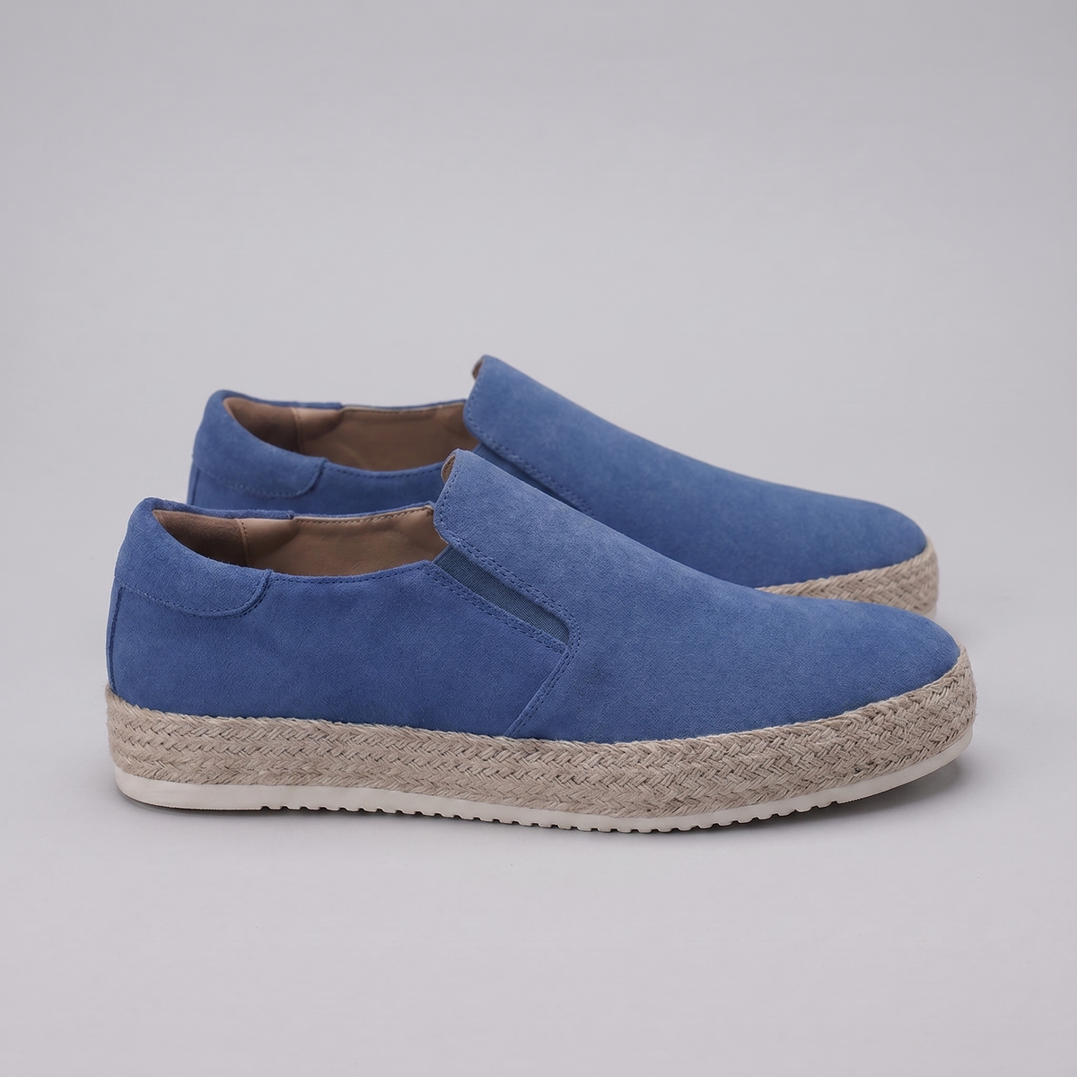 Men's Suede Loafer – Slip-On Round Toe