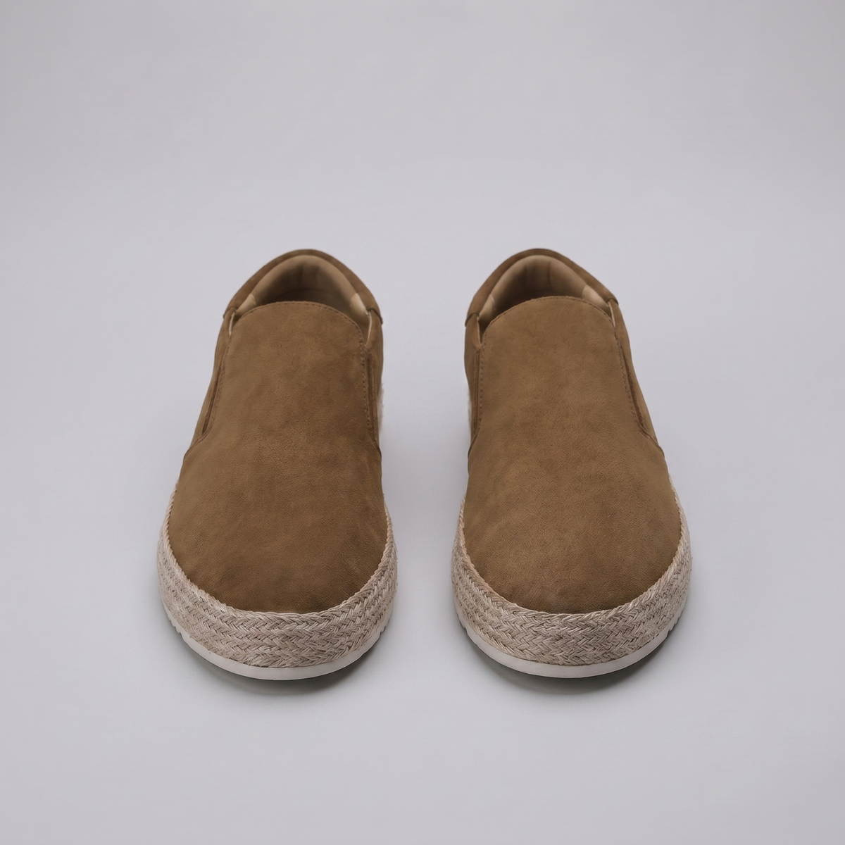 Men's Suede Loafer – Slip-On Round Toe