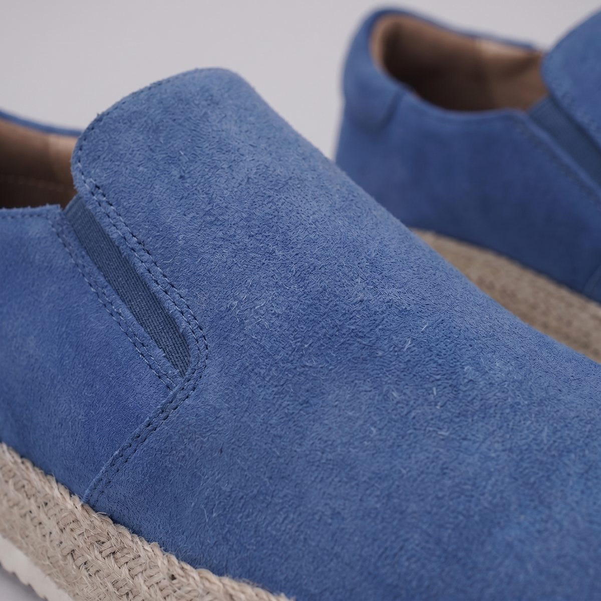 Men's Suede Loafer – Slip-On Round Toe