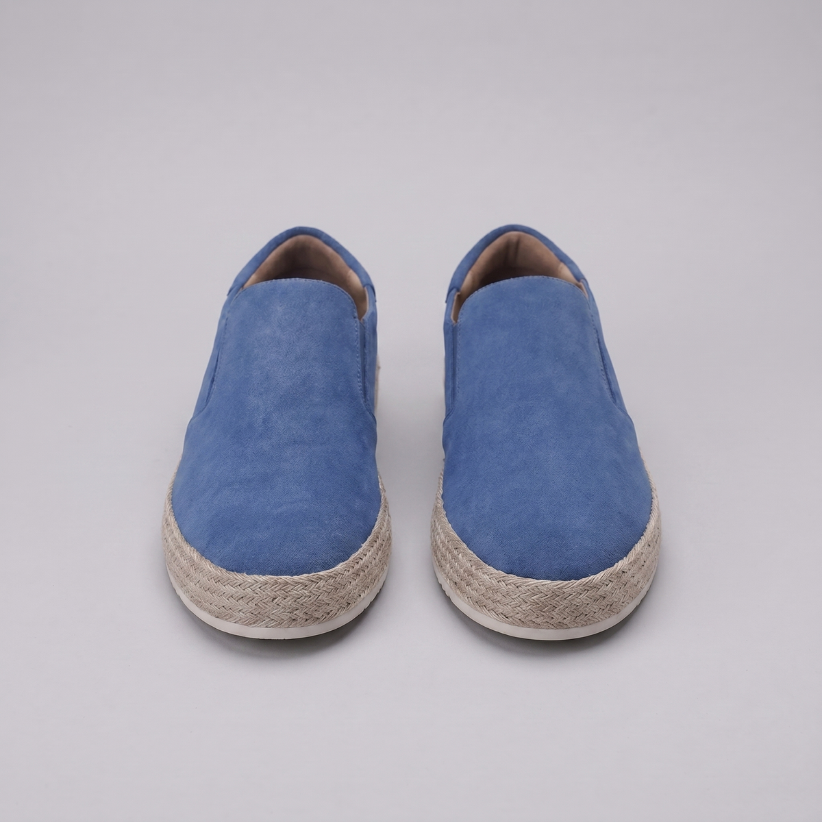 Men's Suede Loafer – Slip-On Round Toe