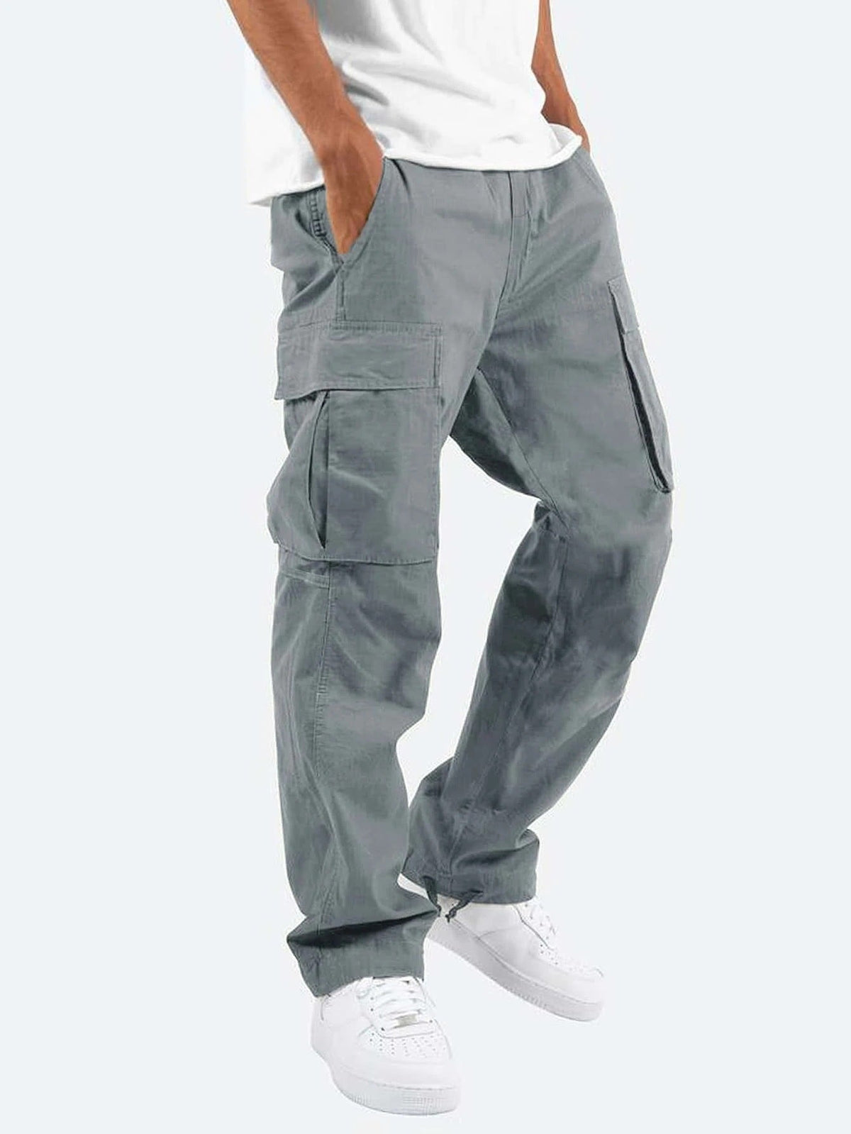 Men's Cargo Pants – Relaxed Straight-Leg Fit