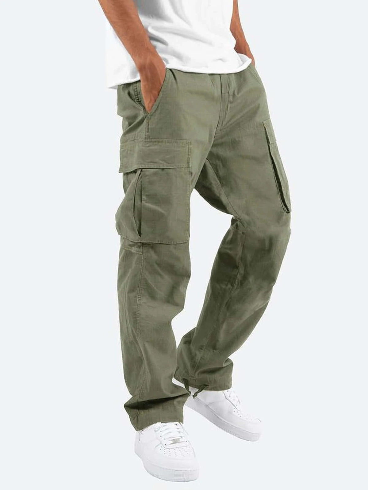 Men's Cargo Pants – Relaxed Straight-Leg Fit