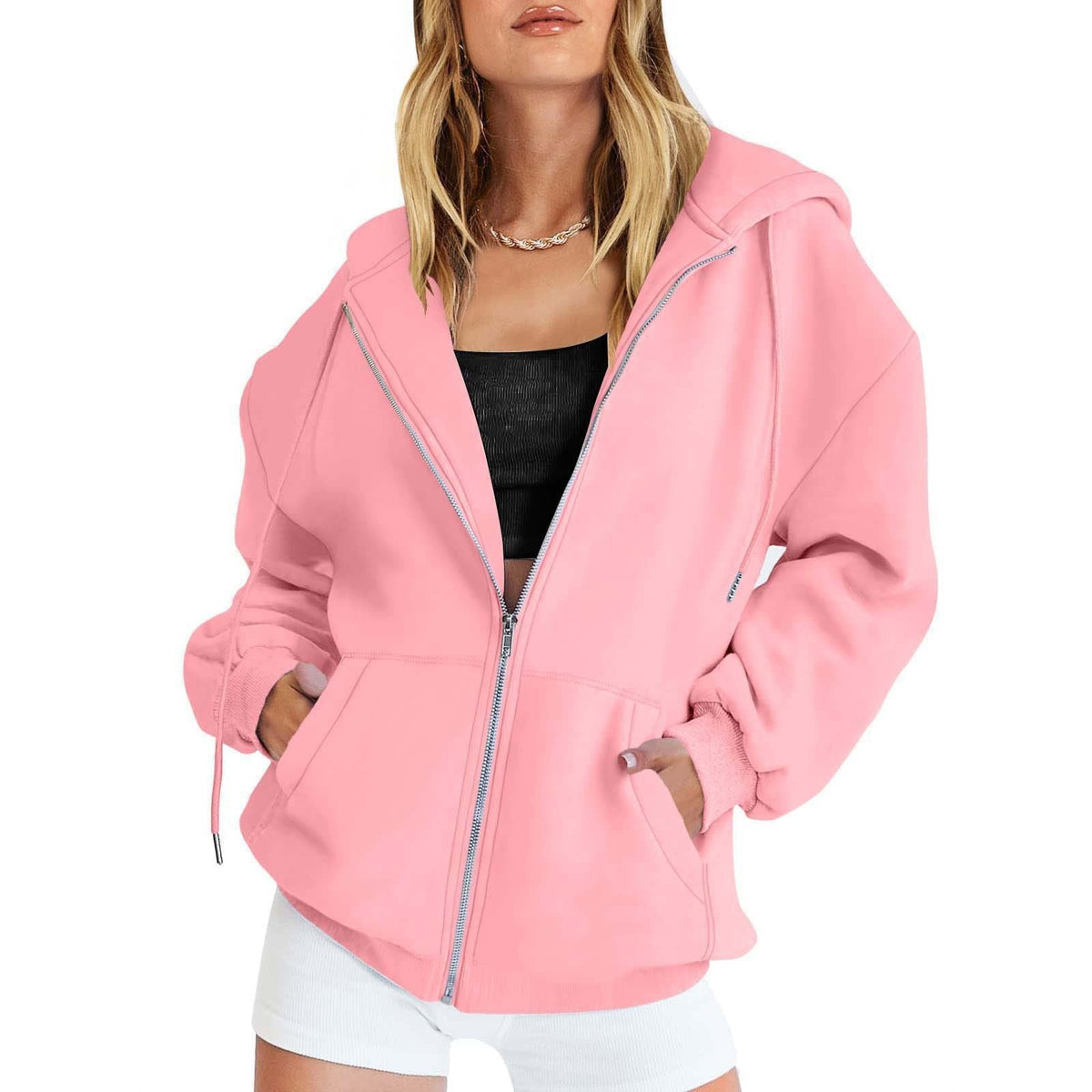 Men's Zip Hoodie – Tailored Slim Fit