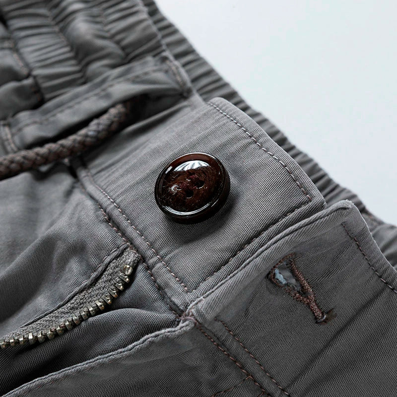 Men's Cotton Cargo Shorts – Relaxed Multi-Pocket Fit