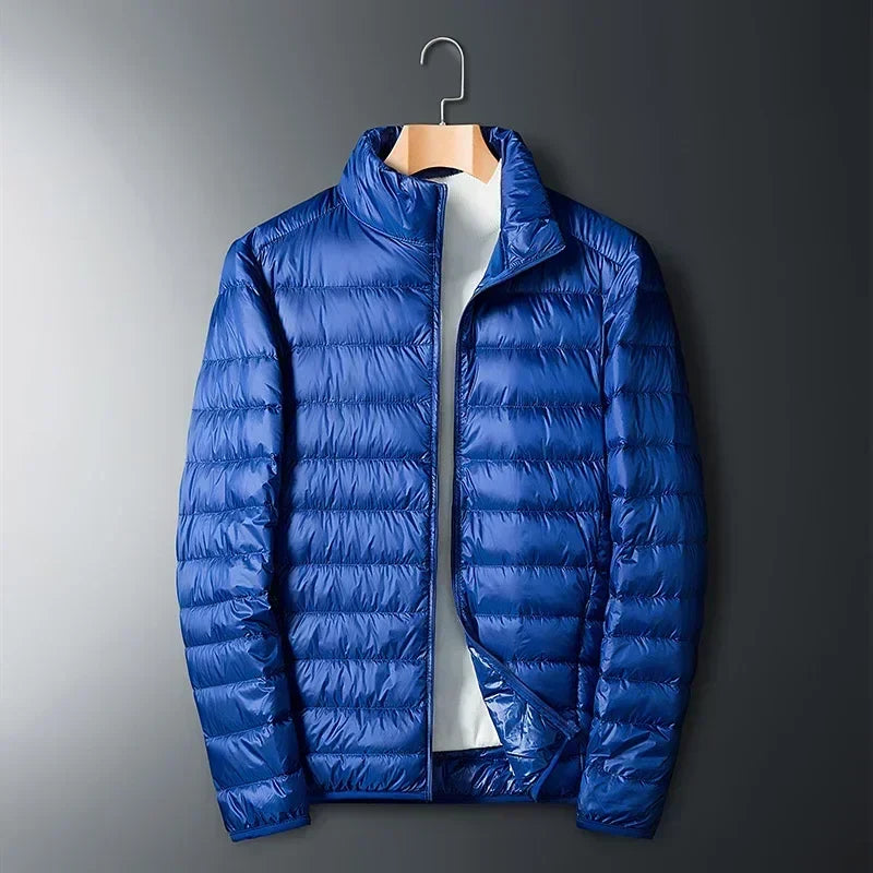 Men's Lightweight Puffer Jacket – Packable Quilted Design