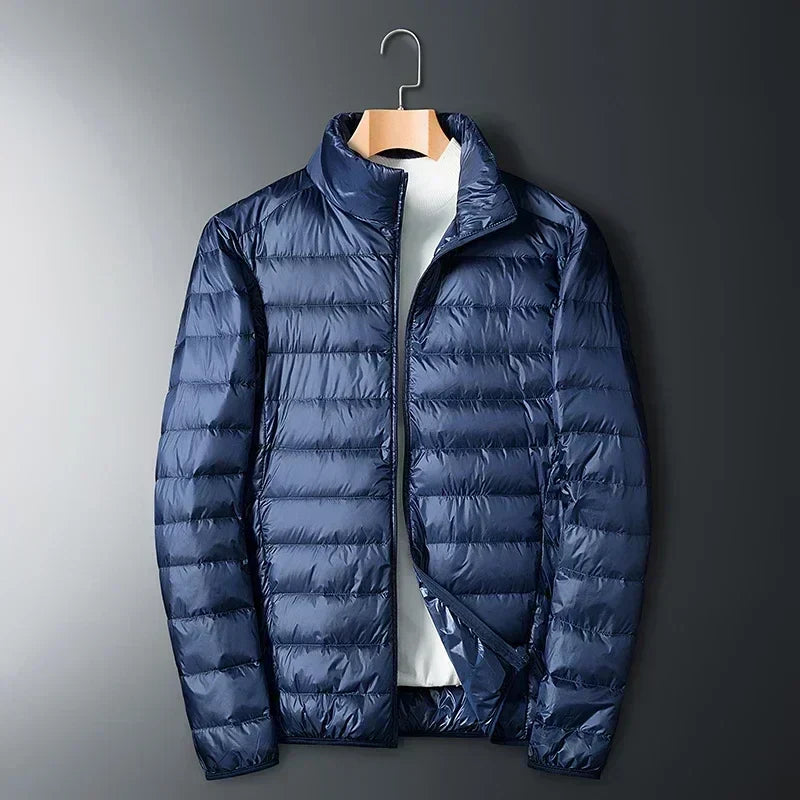Men's Lightweight Puffer Jacket – Packable Quilted Design