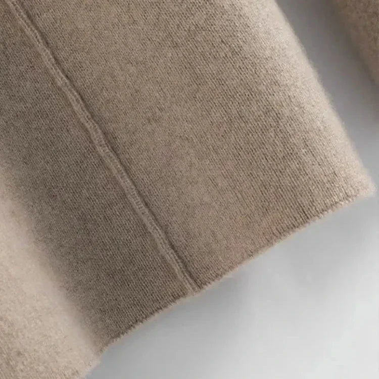 Women's Cashmere-Blend Sweatpants – High-Rise Relaxed Leg