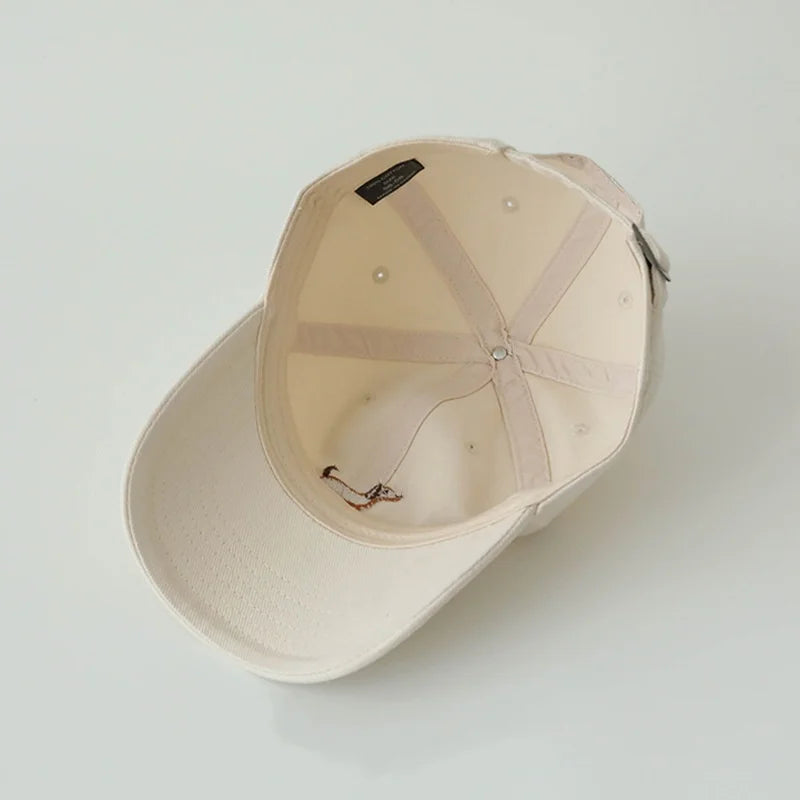 Women's Cotton Baseball Cap – Embroidered Dachshund Motif