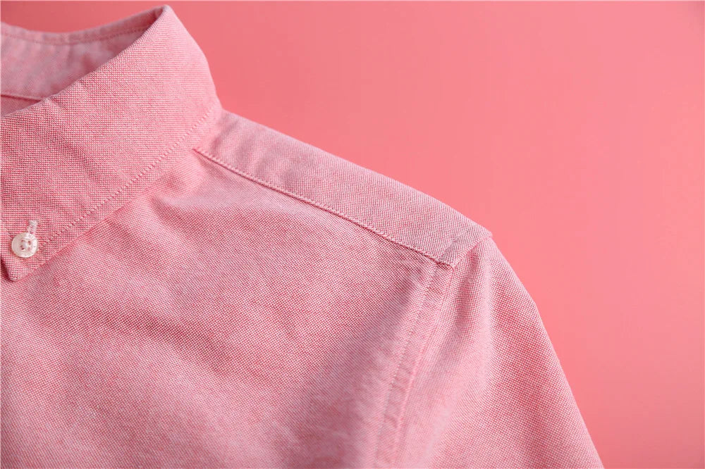 Women's Checked Cotton Blouse – Relaxed Long Sleeve