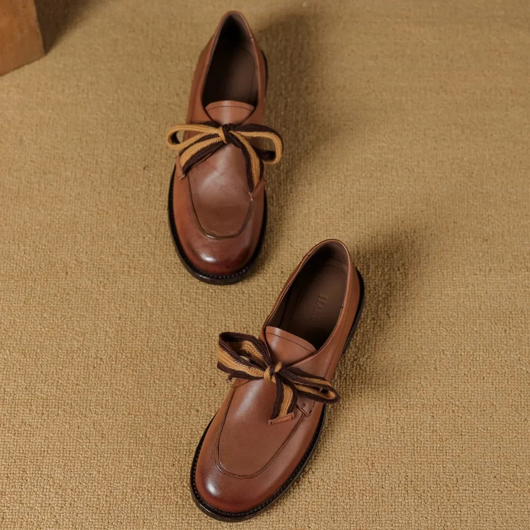 Women's Two-Tone Loafer – Woven Lace Overlay