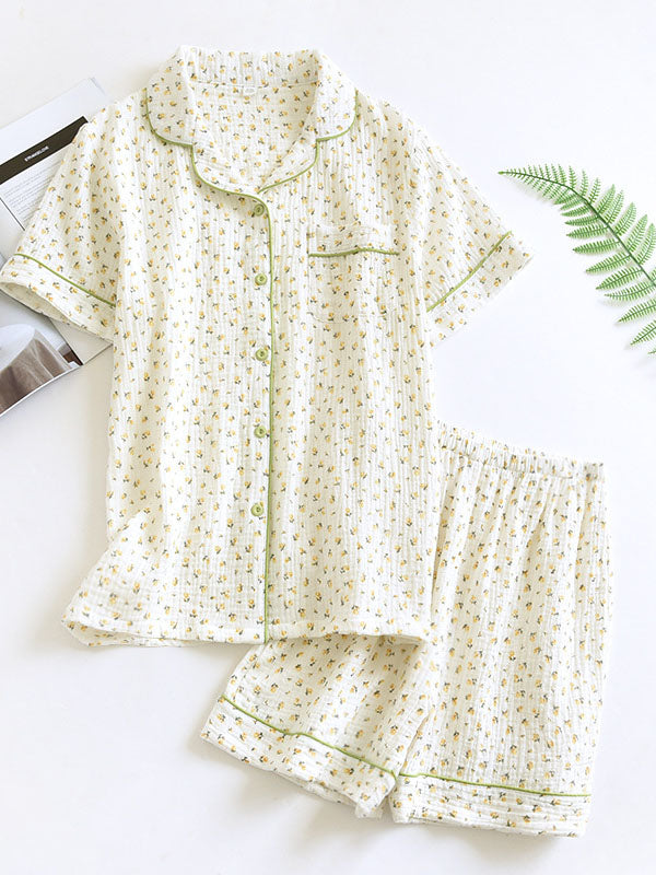 Women's Lounge Set – Loose Floral Two-Piece