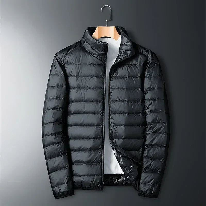 Men's Lightweight Puffer Jacket – Packable Quilted Design