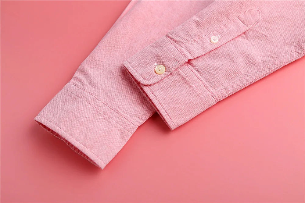 Women's Checked Cotton Blouse – Relaxed Long Sleeve
