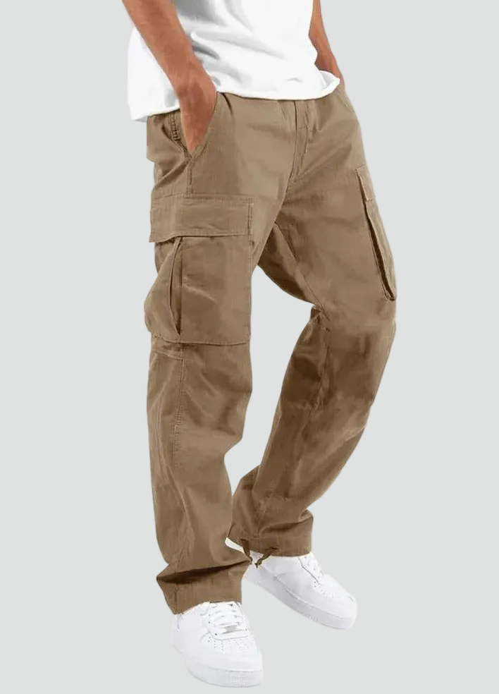 Men's Cargo Pants – Relaxed Straight-Leg Fit