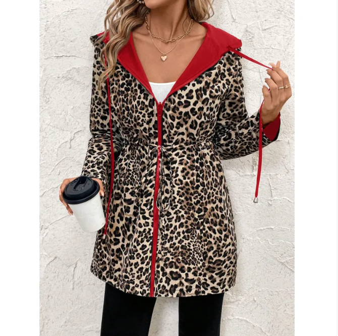 Women's Reversible Hooded Jacket – Full-Zip Relaxed Fit