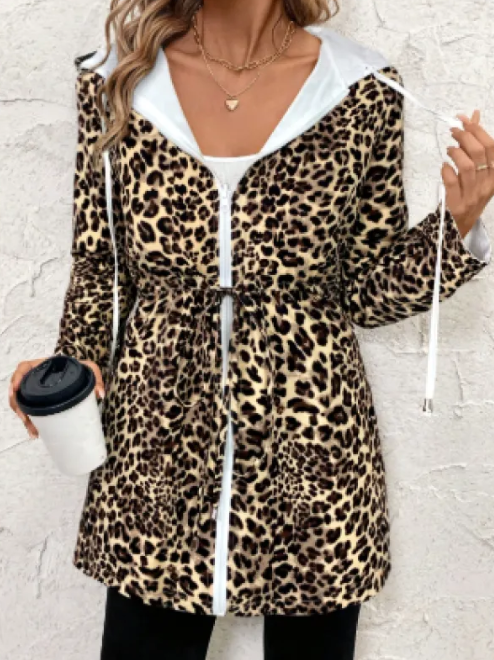 Women's Reversible Hooded Jacket – Relaxed Hip-Length Fit