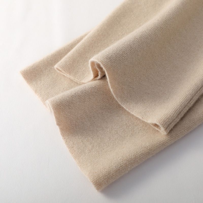 Women's Cashmere-Blend Sweatpants – High-Rise Relaxed Leg