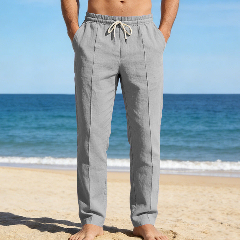 Men's Linen Pants – Relaxed Straight Leg