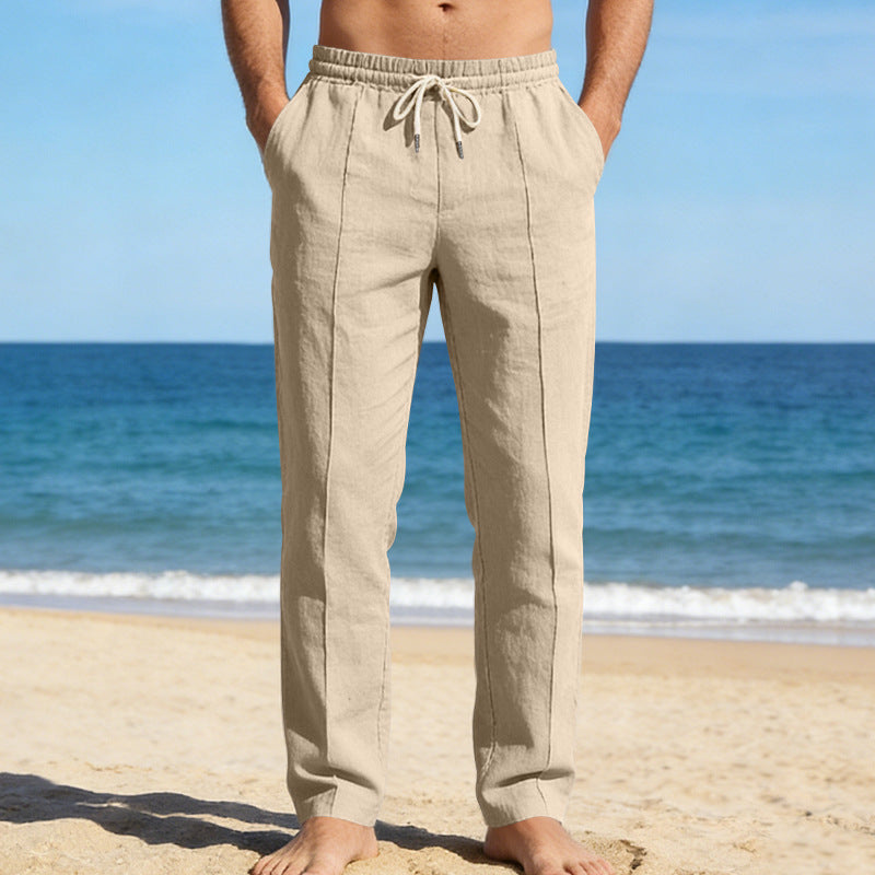 Men's Linen Pants – Relaxed Straight Leg