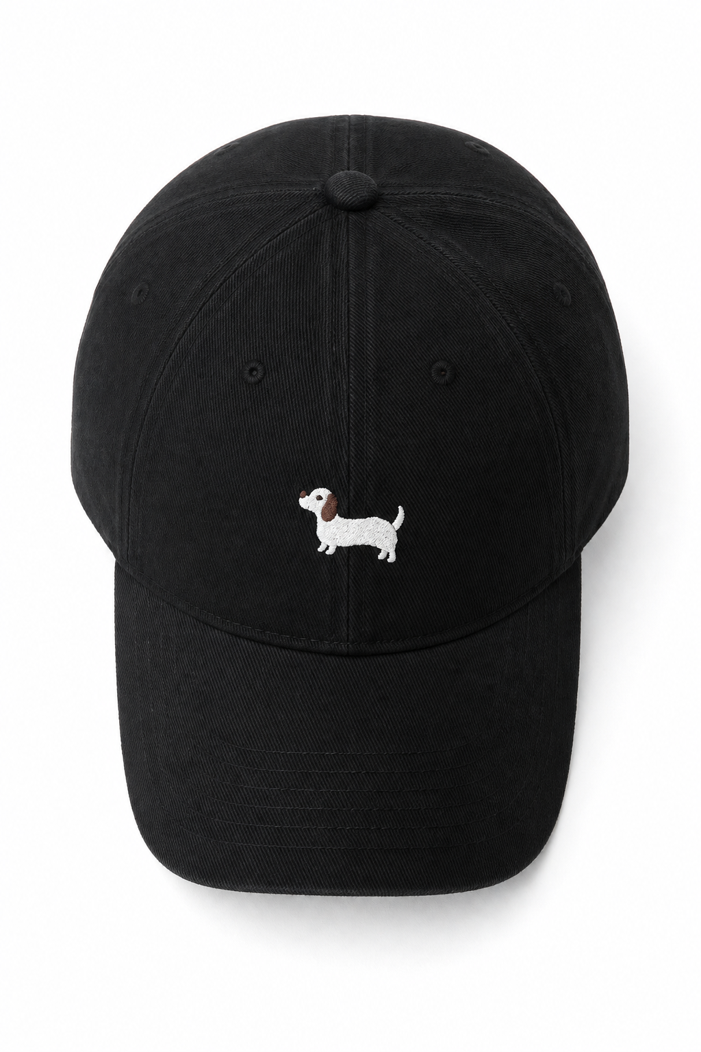 Women's Cotton Baseball Cap – Embroidered Dachshund Motif