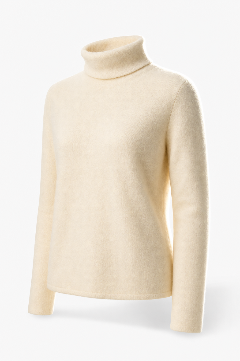 Women's Turtleneck Sweater – Slim Fine-Gauge Knit