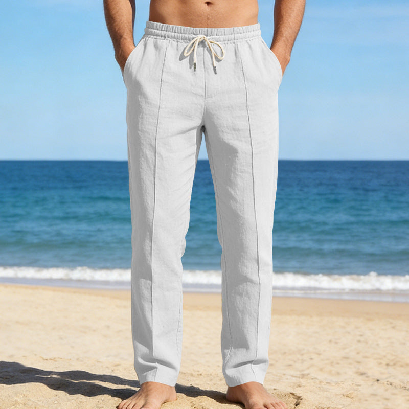 Men's Linen Pants – Relaxed Straight Leg