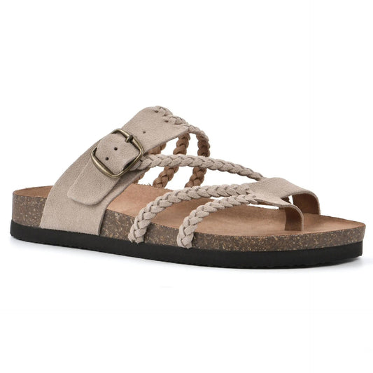 Women's Braided Toe-Post Sandals – Adjustable Ankle Buckle