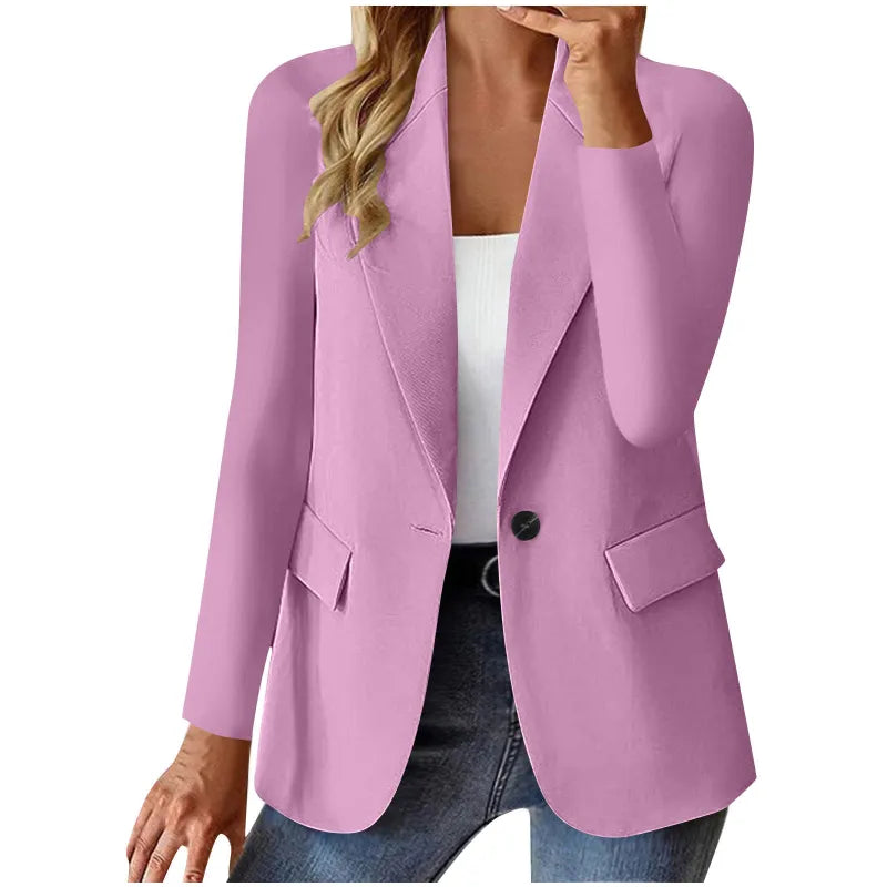 Women's Cardigan Jacket – Unstructured Open-Front Fit