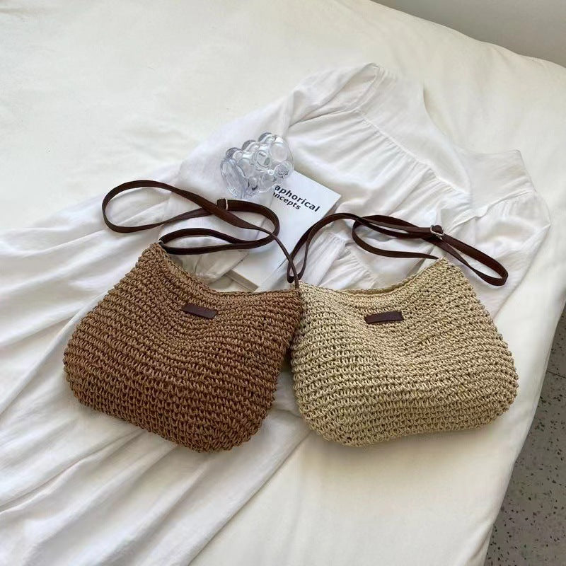 Women's Woven Tote Bag – Slouchy Shoulder Carry