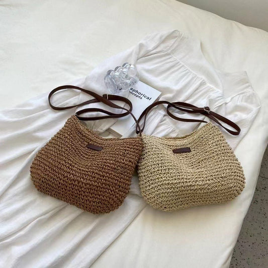 Women's Woven Tote Bag – Slouchy Shoulder Carry