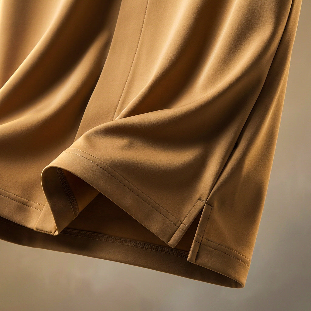 Men's Shirt and Pants Set – Relaxed Silky Two-Piece