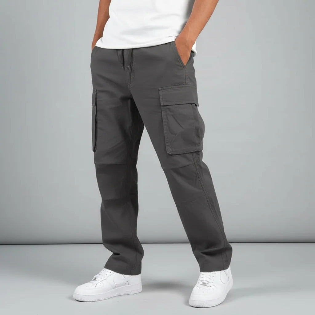 Men's Cargo Pants – Relaxed Drawstring Fit