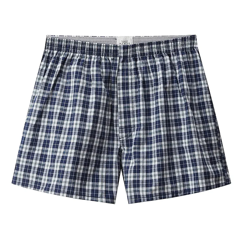 Men's Woven Cotton Boxer Shorts – Relaxed 3-Pack