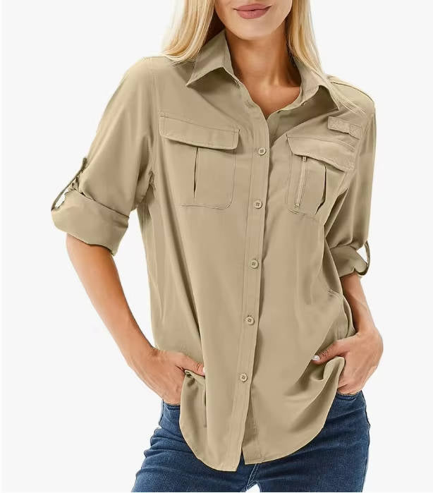 Women's Utility Shirt – Roll-Tab Sleeves